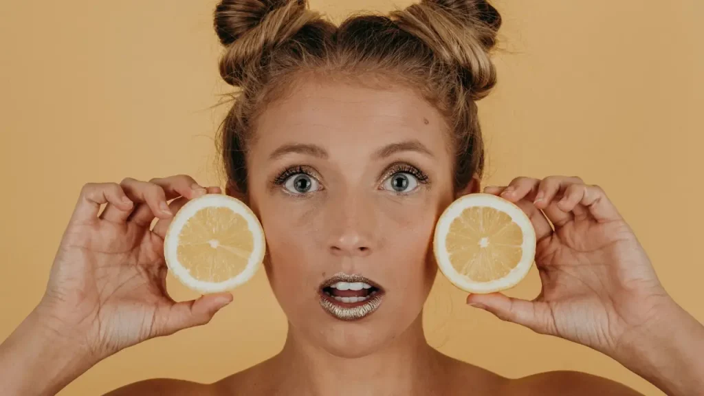 lemon juice on skin