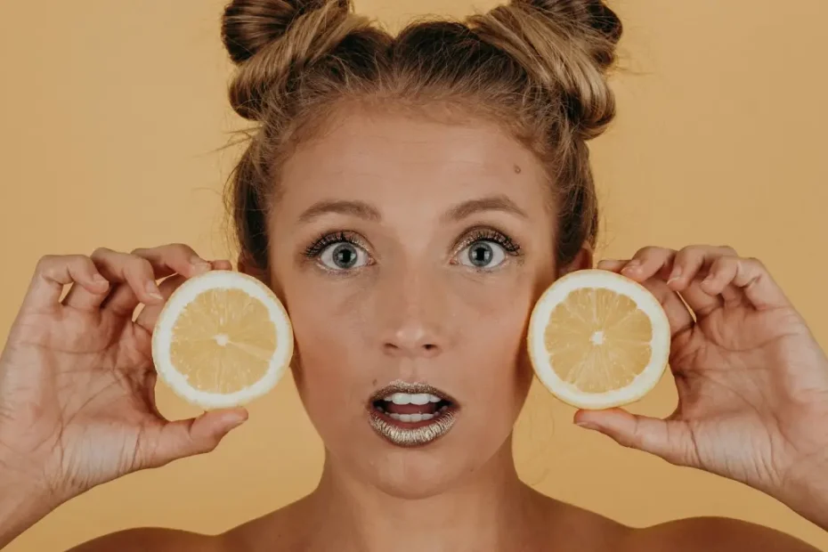 lemon juice on skin